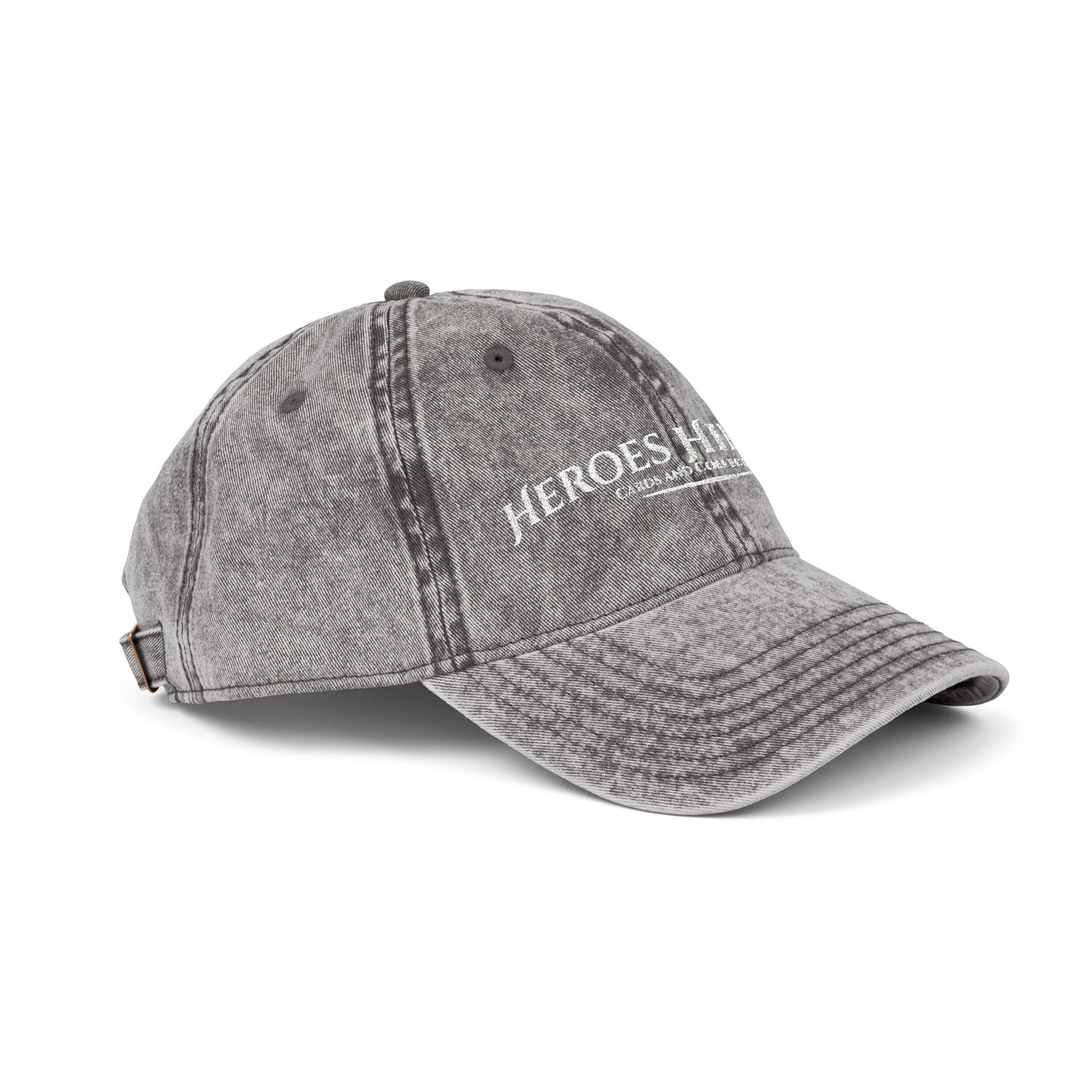 Vintage Embroidered Logo Cap