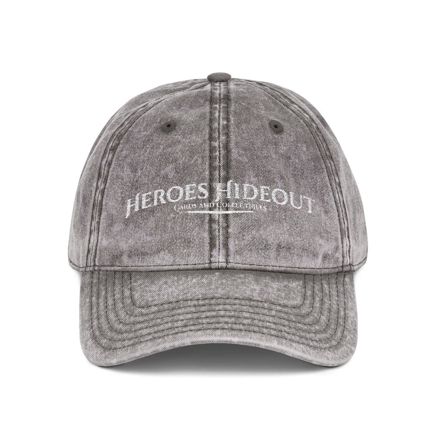 Vintage Embroidered Logo Cap