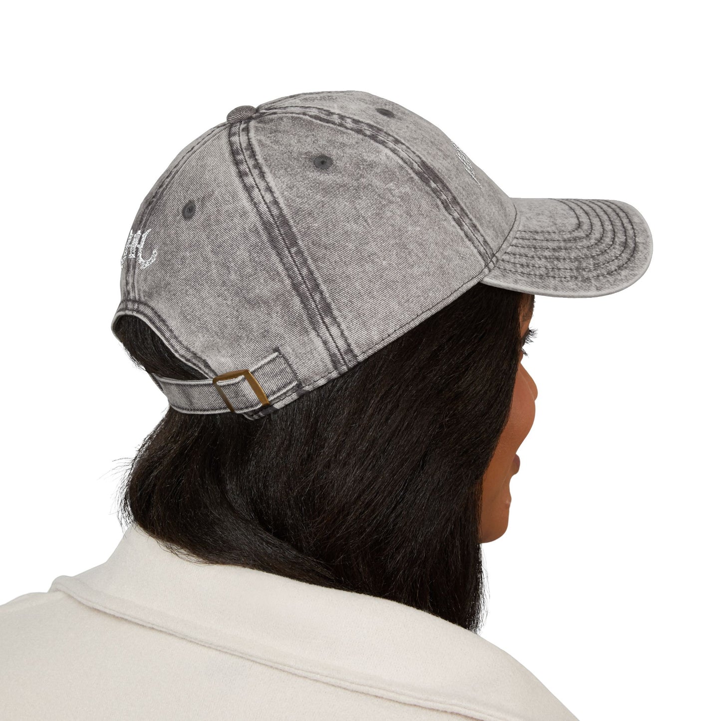 Vintage Embroidered Logo Cap