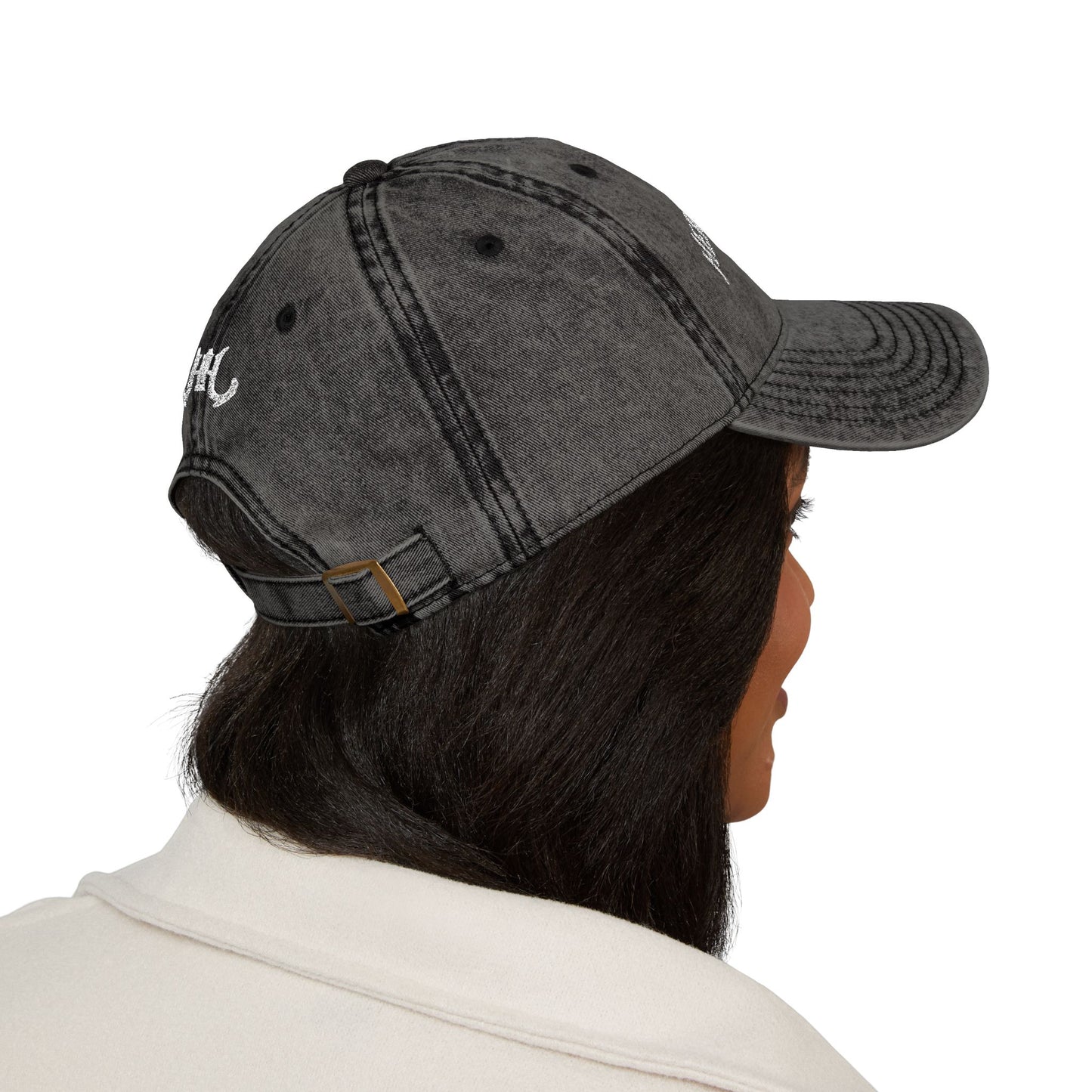 Vintage Embroidered Logo Cap